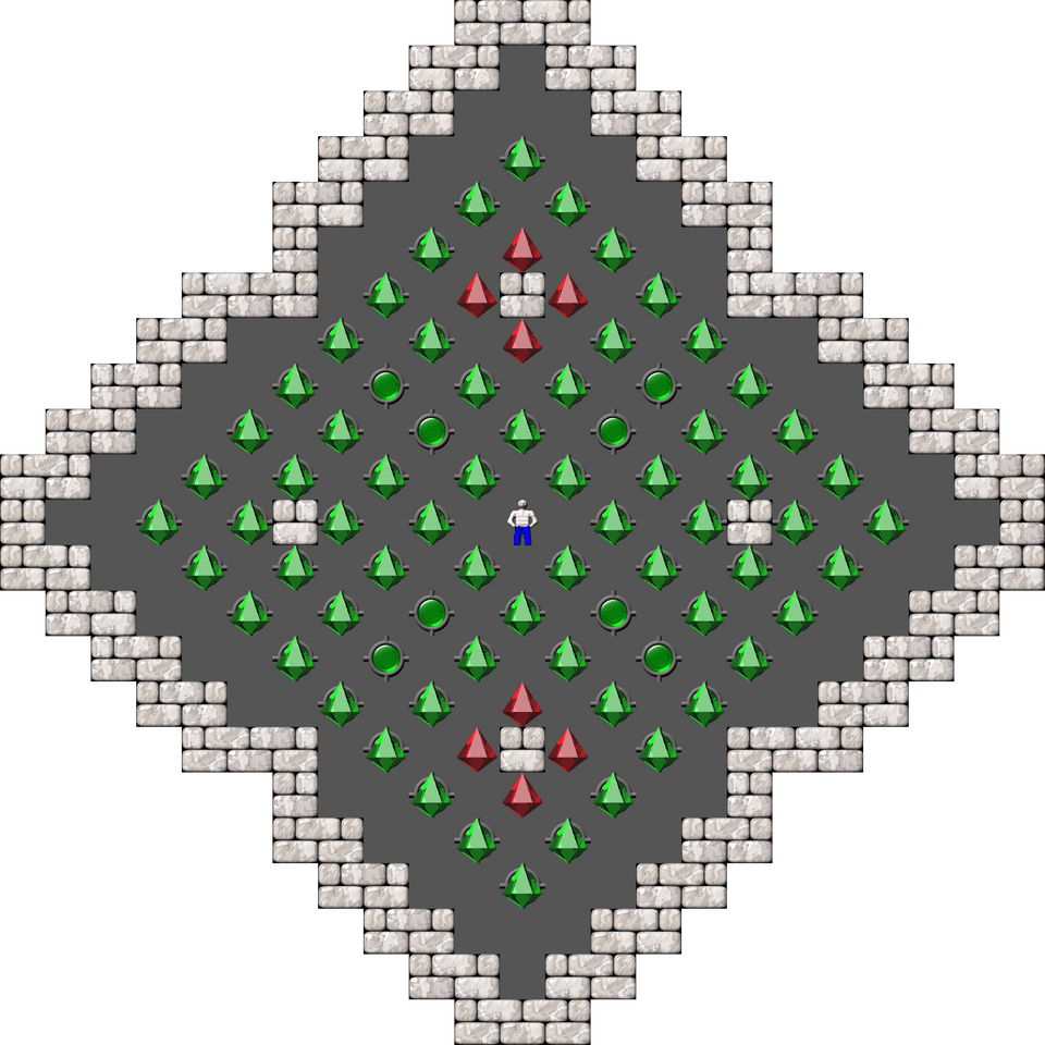 Sokoban Sasquatch 07 Arranged level 88